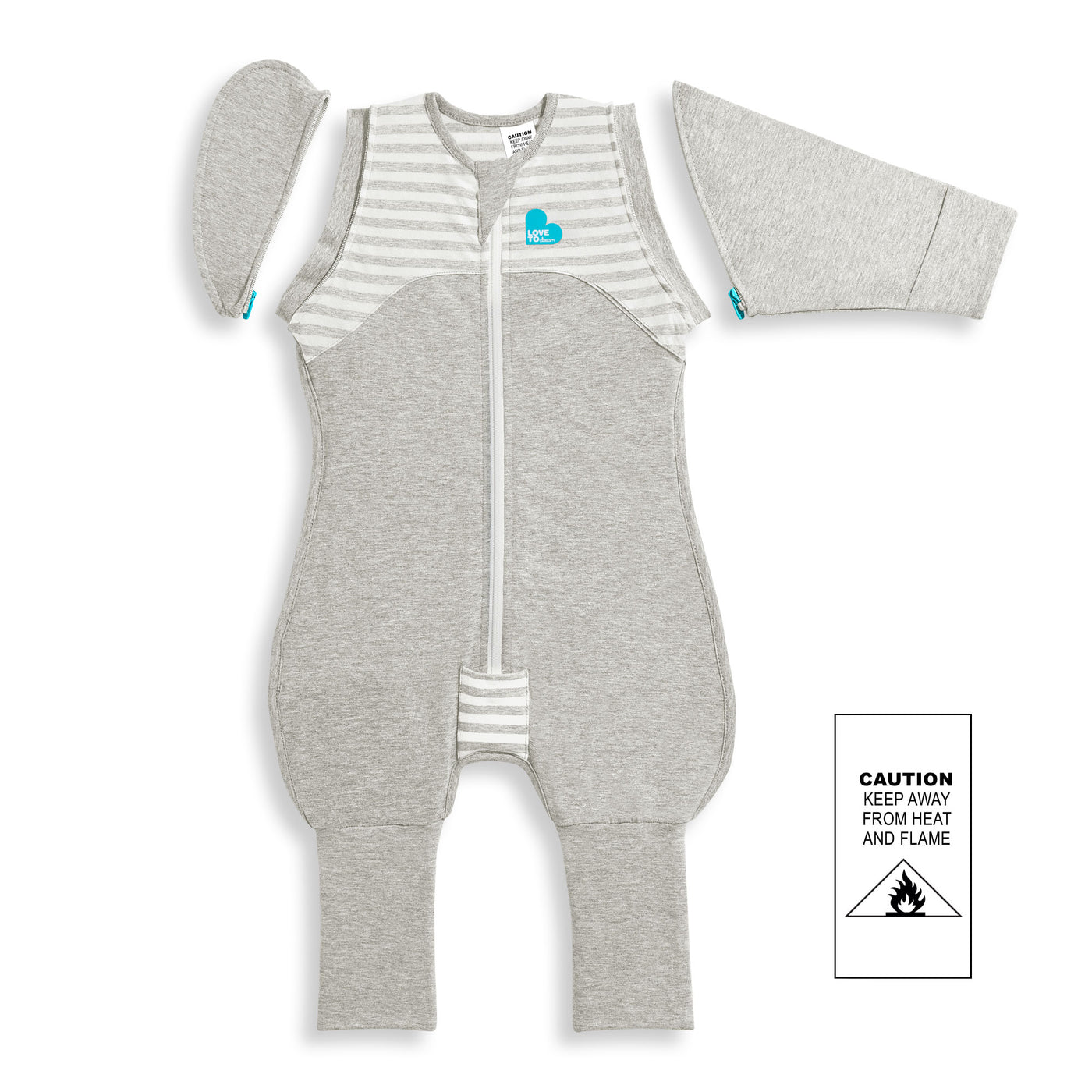 Swaddle Up™ Transition Suit 1.0 TOG - Grey - Love to Dream™ NZ 