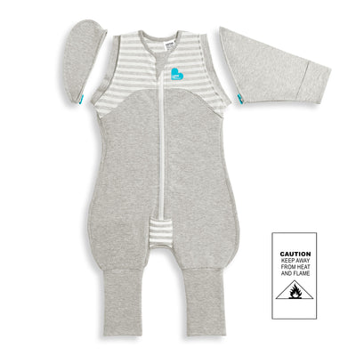 Swaddle Up™ Transition Suit 1.0 TOG - Grey - Love to Dream™ NZ 