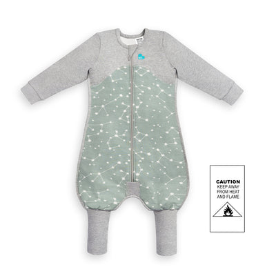 Sleep Suit Organic Long Sleeve 1.0 TOG - Stellar Olive - Love to Dream™ NZ 