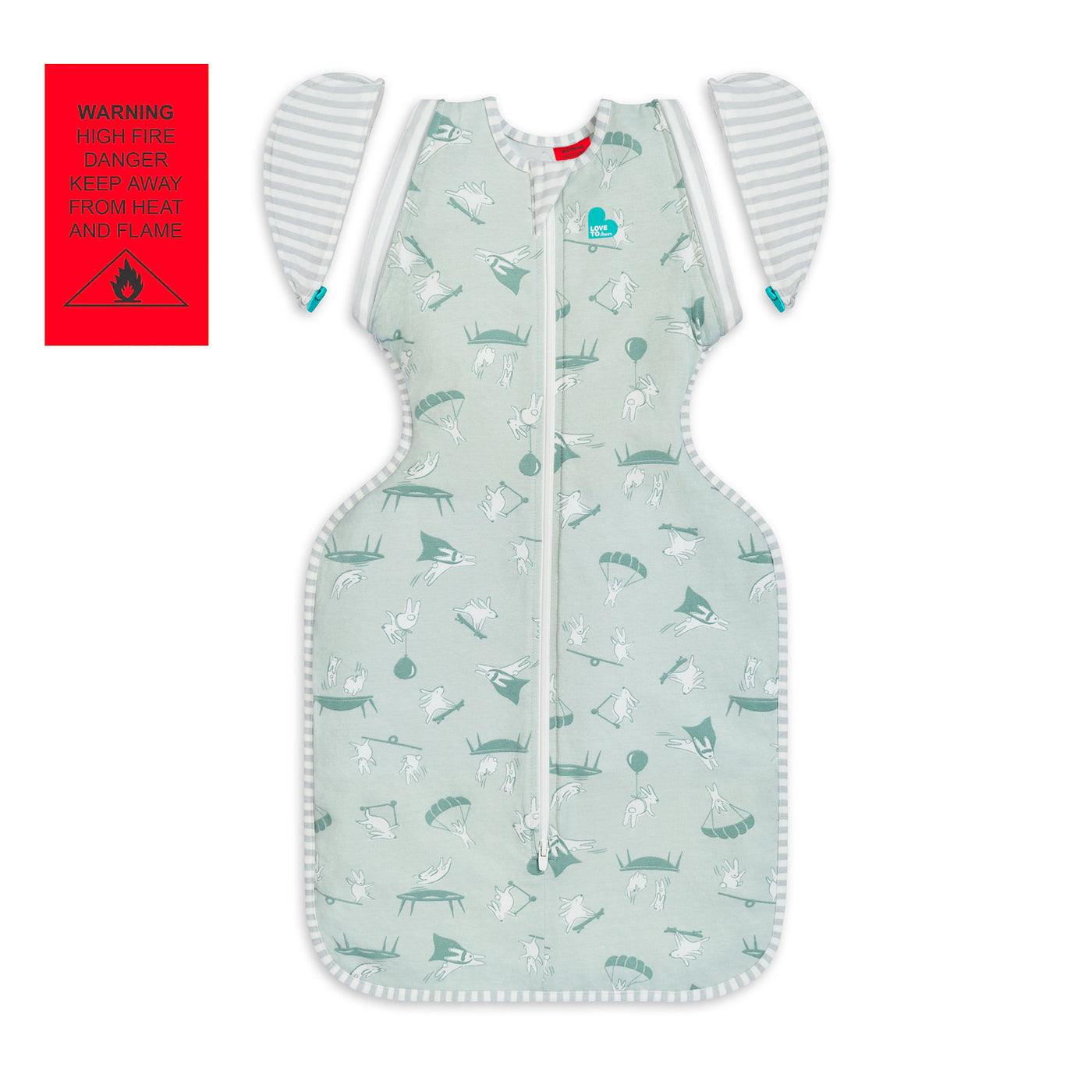 Swaddle Up™ Transition Bag Warm 0.2 TOG - Daredevil Bunny - Love to Dream™ NZ 