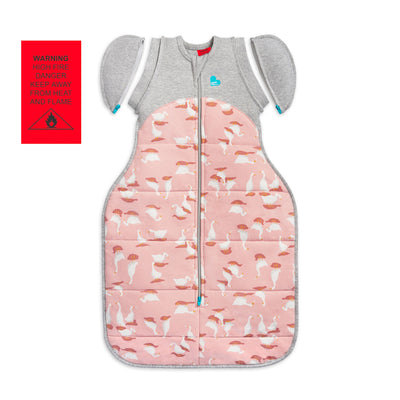 Swaddle Up™ Transition Bag Cool 2.5 TOG - Silly Goose Pink - Love to Dream™ NZ 