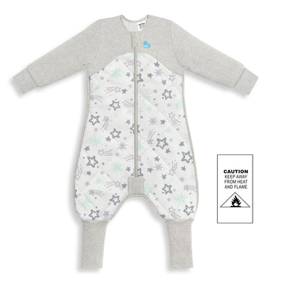 Sleep Suit Organic Cold 3.5 TOG - Stars Mint - Love to Dream™ NZ 