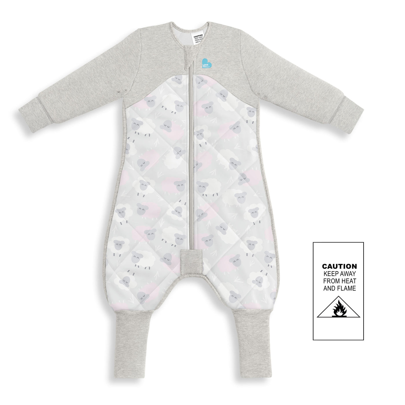 Sleep Suit Organic Cool 2.5 TOG - Sheep Pink - Love to Dream™ NZ 