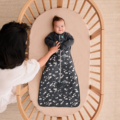 Sleep Bag Organic Cold 3.5 TOG - Charcoal - Love to Dream™ NZ 