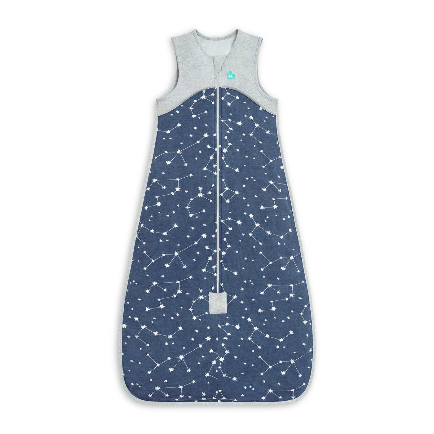 Sleep Bag Organic Warm 0.2 TOG - Stellar Denim - Love to Dream™ NZ 
