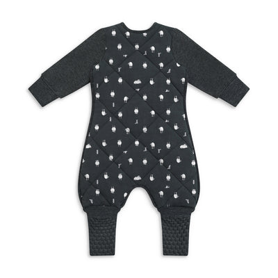 Sleep Suit Organic Cool 2.5 TOG - Lambs Best Friend Charcoal - Love to Dream™ NZ 