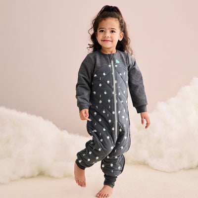 Sleep Suit Organic Cool 2.5 TOG - Lambs Best Friend Charcoal