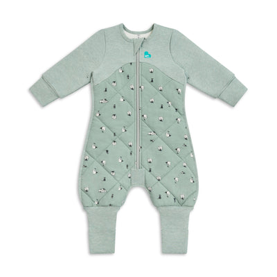 Sleep Suit Organic Cool 2.5 TOG - Lambs Best Friend Olive - Love to Dream™ NZ 