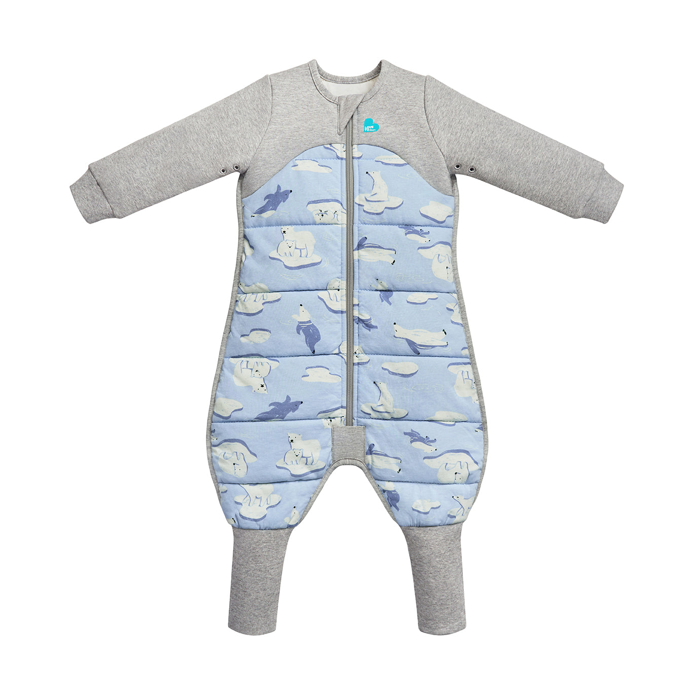 Sleep Suit Extra Warm 3.5 TOG - South Pole Dusty Blue