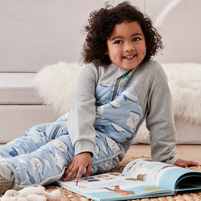 Sleep Suit Extra Warm 3.5 TOG - South Pole Dusty Blue