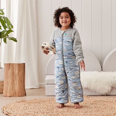 Sleep Suit Extra Warm 3.5 TOG - South Pole Dusty Blue
