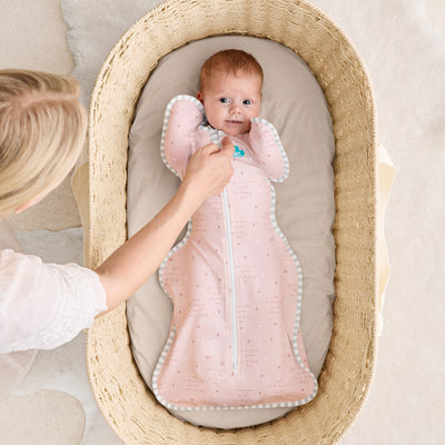 Swaddle Up™ Lite 0.2 TOG - 'You Are My' Pink