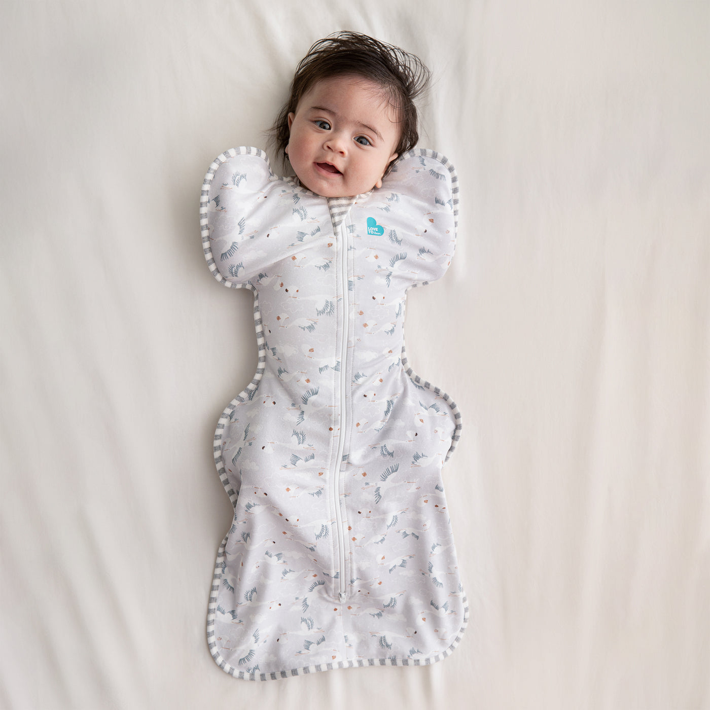 Swaddle Up™ GOTS Organic 1.0 TOG - Storks - Love to Dream™ NZ 