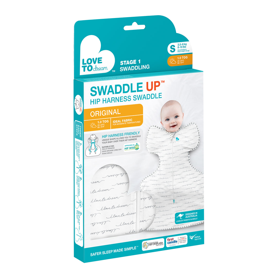 Swaddle Up™ for Hip Harness TOG Dreamer Love to Dream™ NZ
