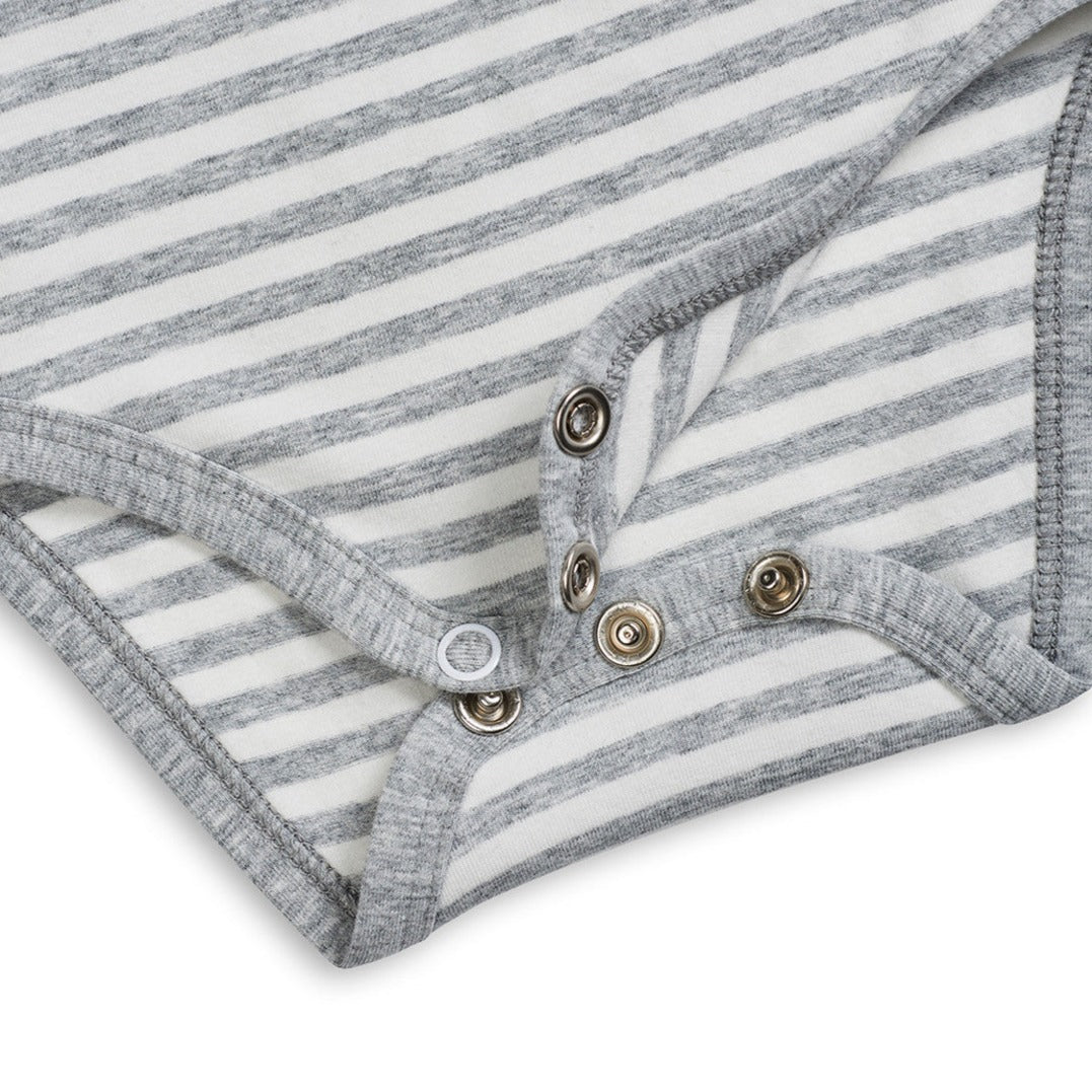 Long Sleeve Bodysuit - Grey Stripe - Love to Dream™ NZ 