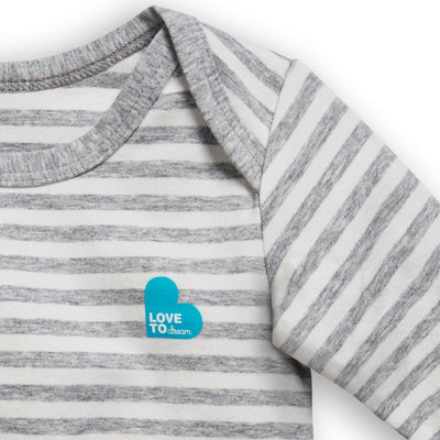 Long Sleeve Bodysuit - Grey Stripe - Love to Dream™ NZ 