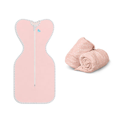 Swaddle & Sheet Bundle - Pink - Love to Dream™ NZ 