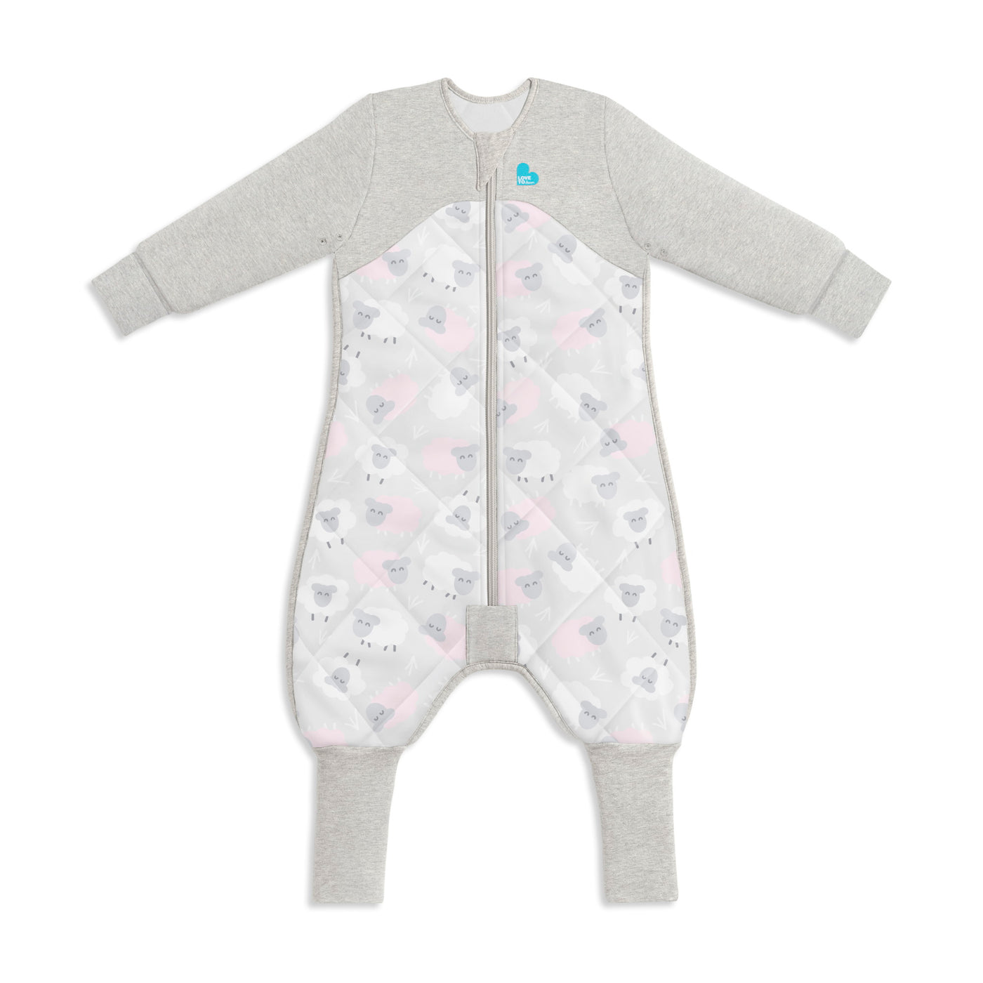 Sleep Suit Warm 2.5 TOG Organic - Sheep Pink - Love to Dream™ NZ 
