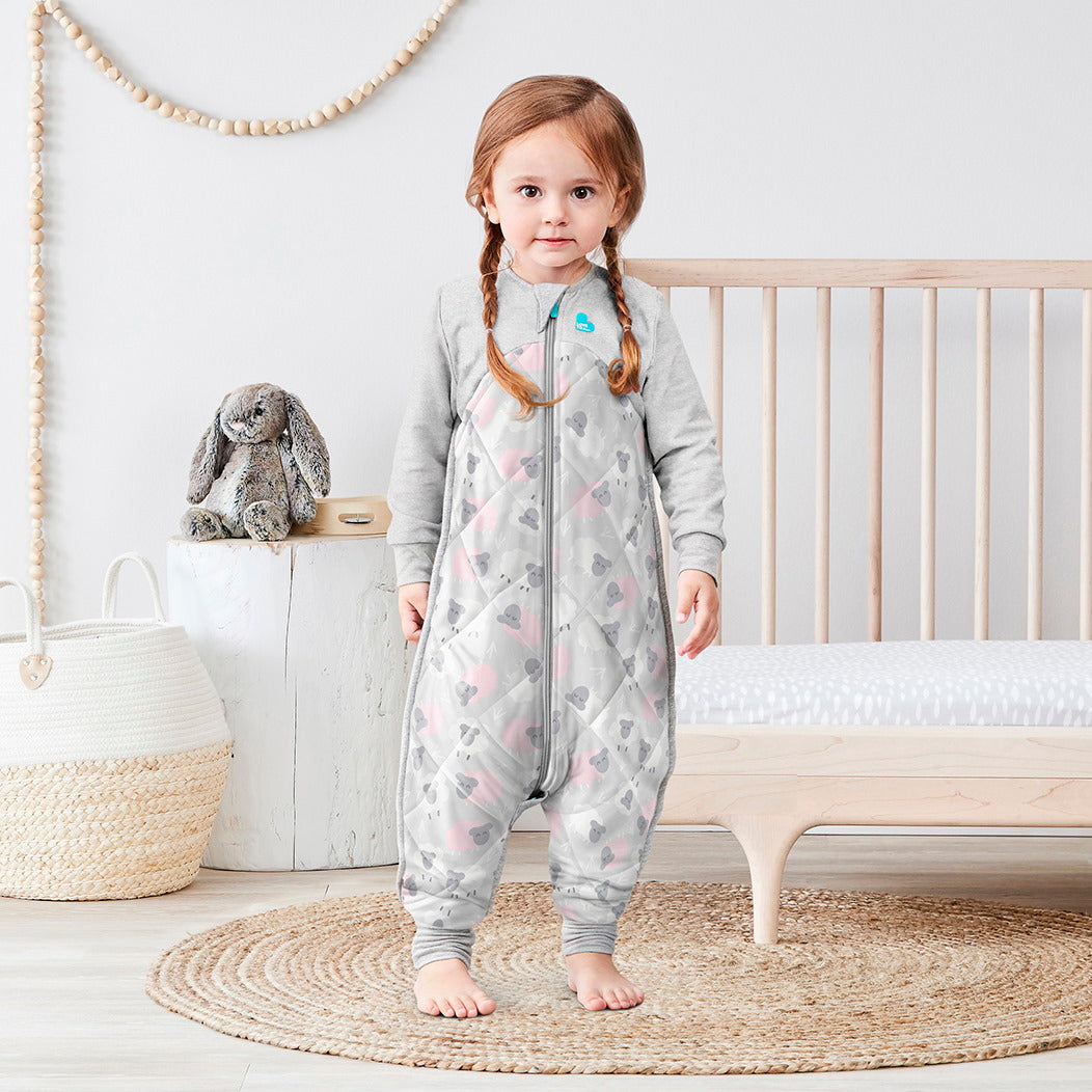 Sleep Suit Warm 2.5 TOG Organic - Sheep Pink - Love to Dream™ NZ 