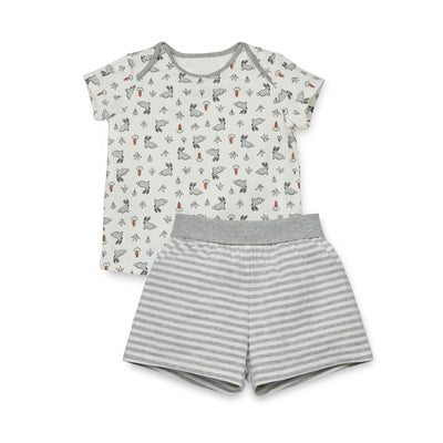 Kids Short Sleeve Pyjama Set - Bunny - Love to Dream™ NZ 