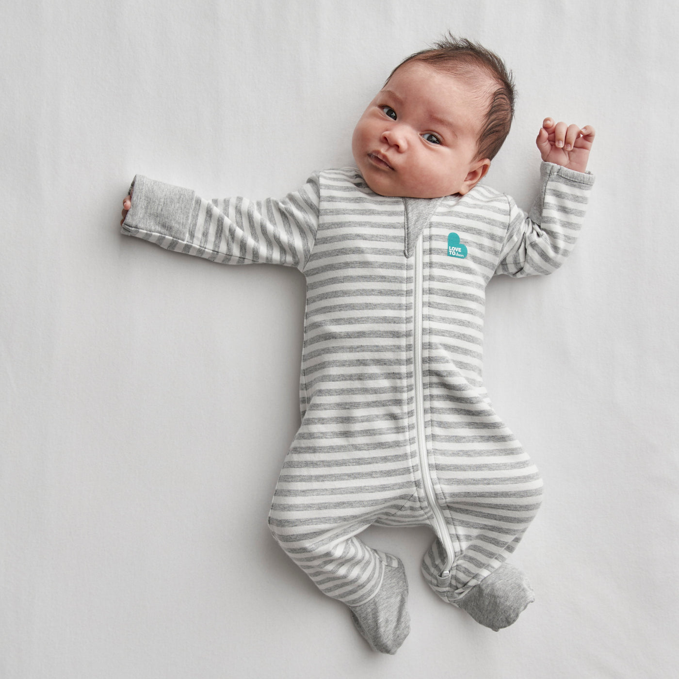 The Love To Dream™ Romper has been designed for all day comfort through sleep & play. With enclosed feet and convertible sleeves, this onesie style romper is perfect on its own, or for layering under Love To Dream™ sleepwear. Online exclusive range.