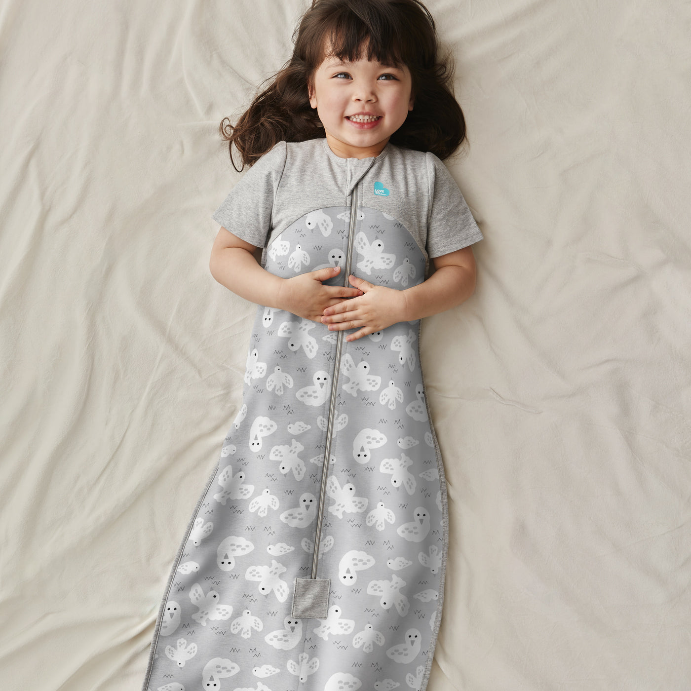 Our 1.0 TOG Organic Love to Dream Sleep Bag™ is an ultra-soft wearable blanket – designed to eliminate the need for loose blankets in the cot & ensuring a more comfortable sleep, day or night. With 1.0 TOG fabric, it is perfect for all year use in moderate temperatures.