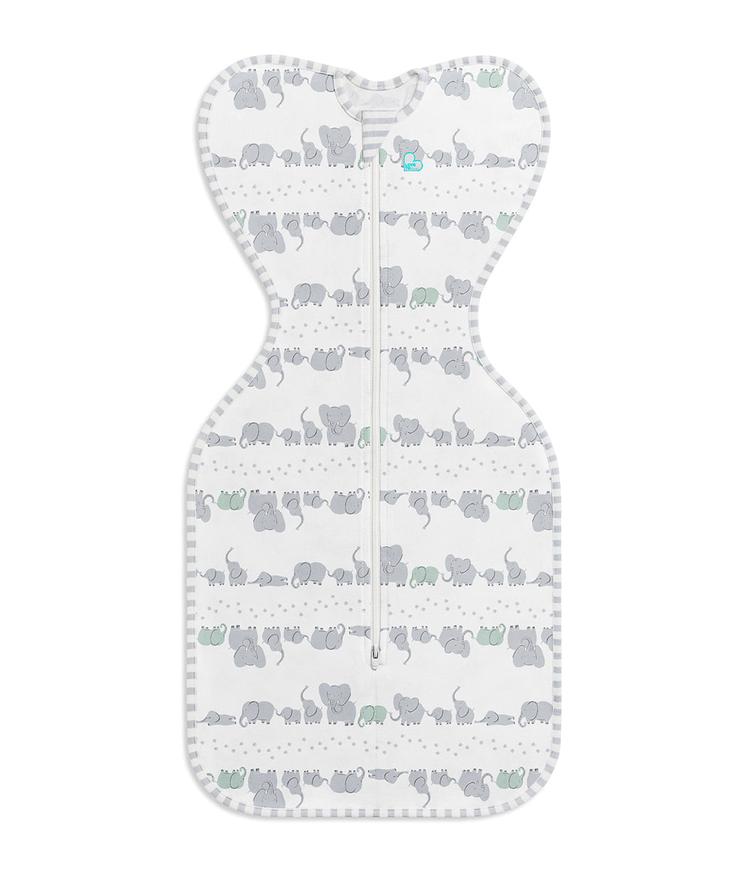 Swaddle Up™ Designer Lite 0.2 TOG - Elephant Trail - Love to Dream™ NZ 