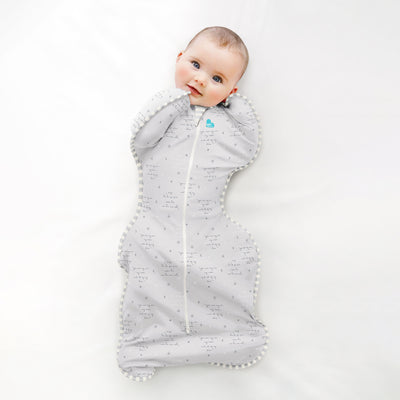 The Swaddle Up™ is the only zip-up swaddle with patented “wings” that allows your baby to sleep in a natural Arms Up™ position for true Self-Soothing™. Made with 0.2 TOG fabric, the Swaddle Up™ Lite is perfect for warm summer days and nights, featuring the popular "You are my" print.