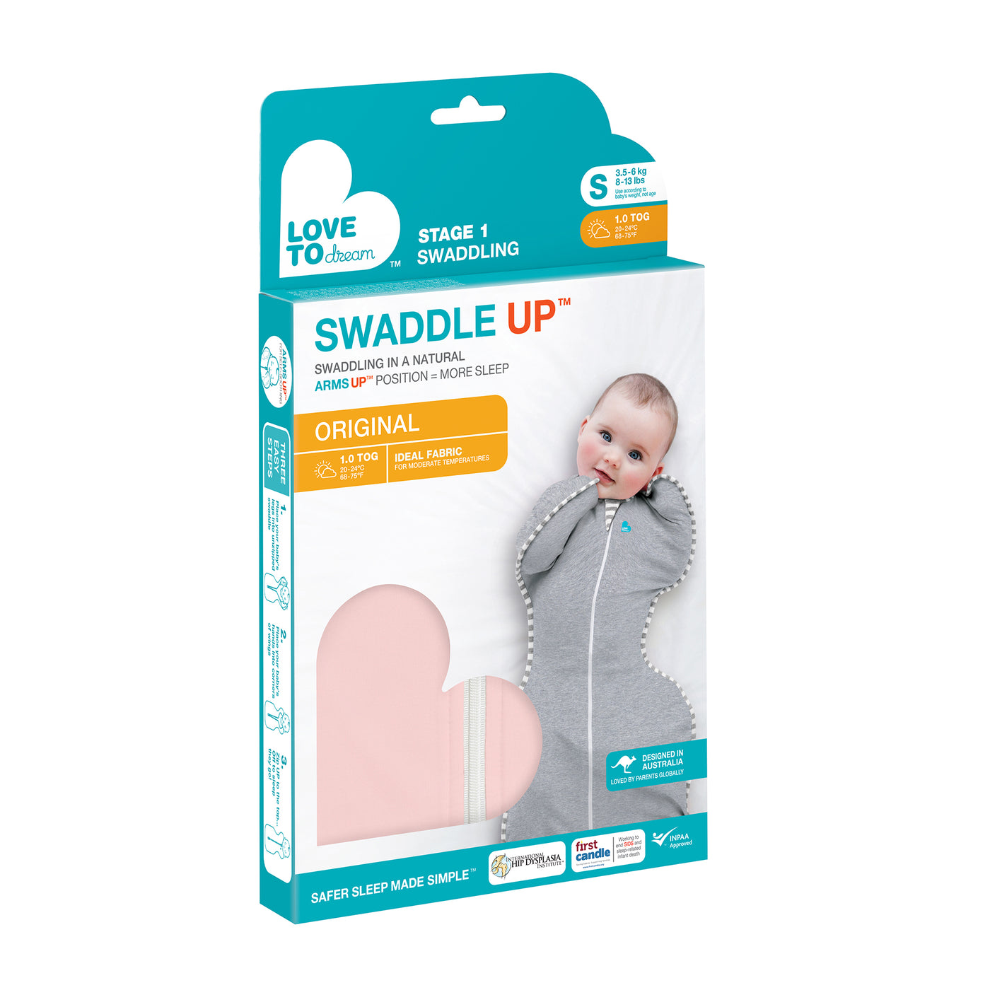 Winter Swaddle Up™ Pink Pack - 1.0TOG & 2.5TOG - Love to Dream™ NZ 