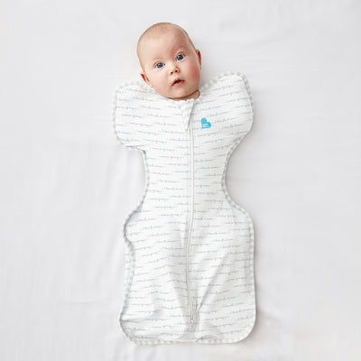 The Swaddle Up™ by Love to Dream is the only zip-up swaddle with patented “wings” that allows your baby to sleep in a natural Arms Up™ position for true Self-Soothing™. 