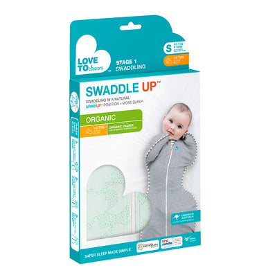 Swaddle Up™ 1.0 TOG Organic - Mint - Love to Dream™ NZ 