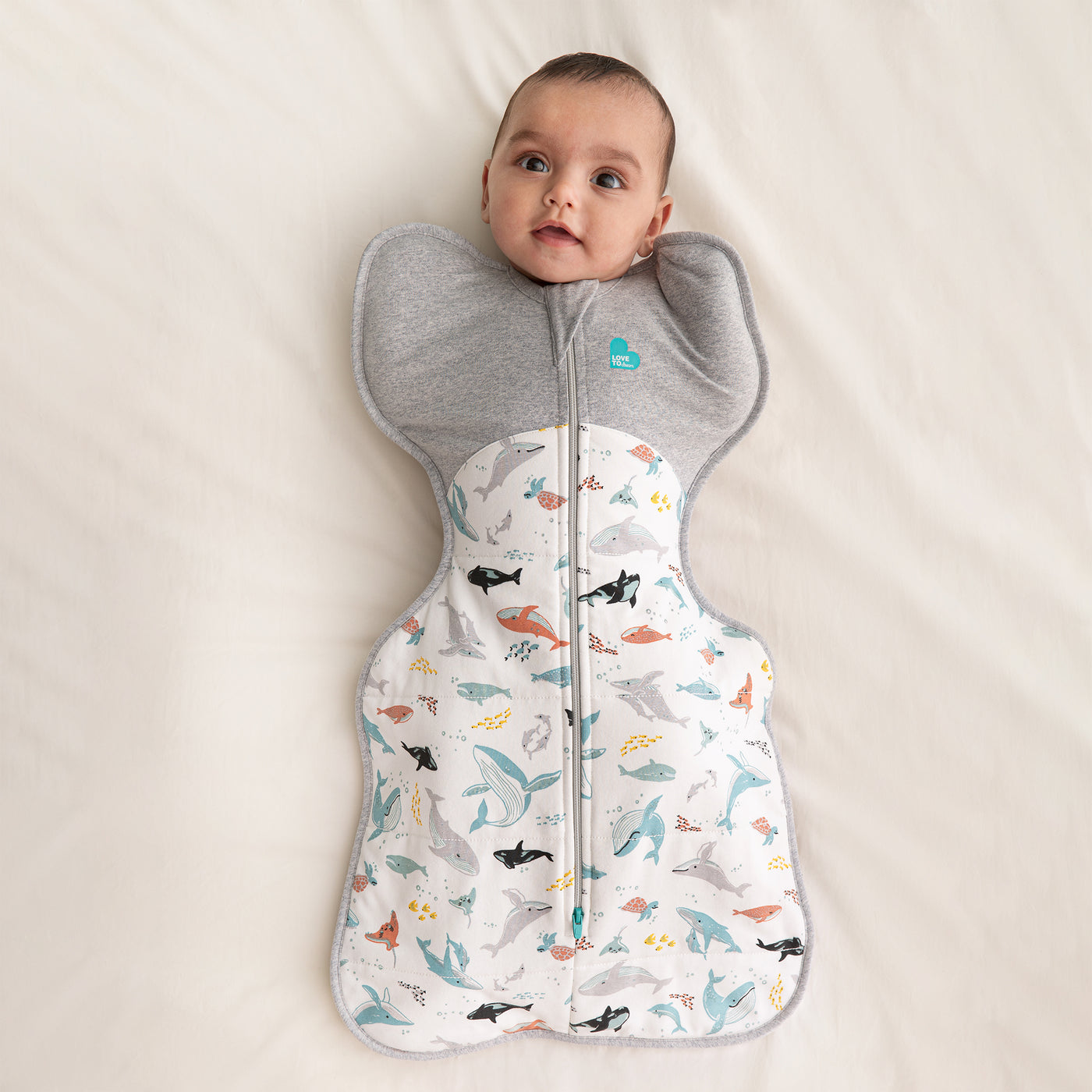 Swaddle Up™ Designer Warm 2.5 TOG - Whales - Love to Dream™ NZ 