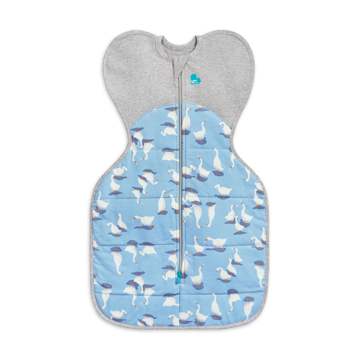 Swaddle Up™ Warm 2.5 TOG - Silly Goose Dusty Blue - Love to Dream™ NZ 