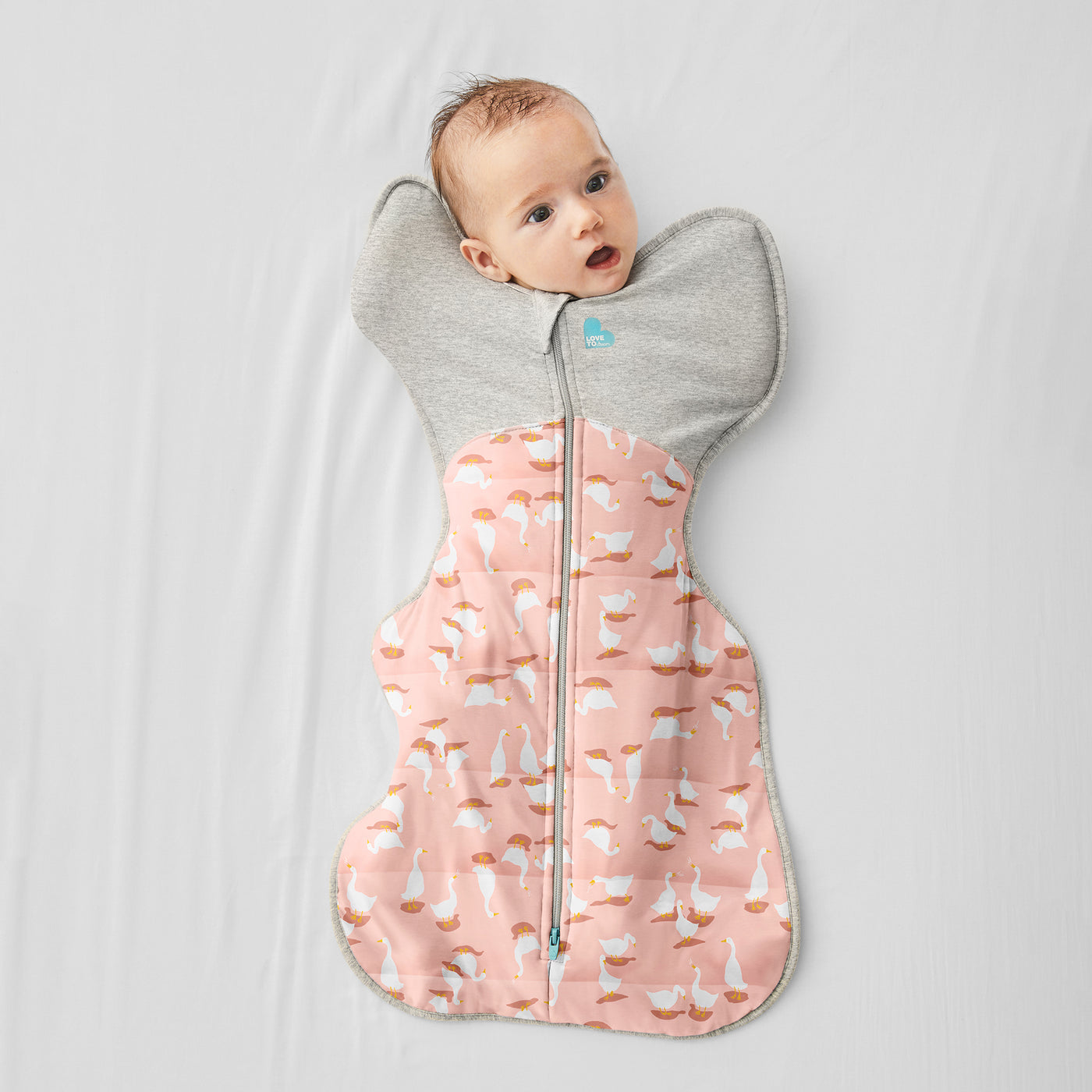 Swaddle Up™ Warm 2.5 TOG - Silly Goose Pink - Love to Dream™ NZ 