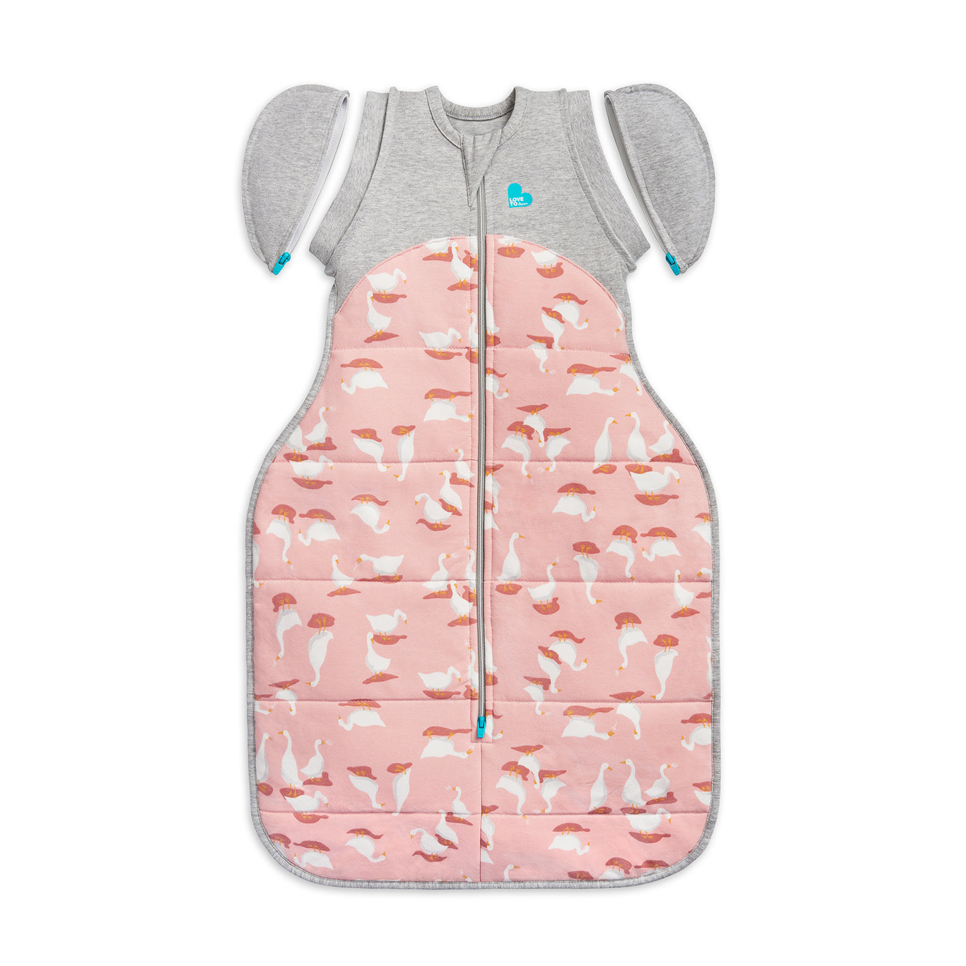 Swaddle Up™ Transition Bag Warm 2.5 TOG - Silly Goose Pink - Love to Dream™ NZ 