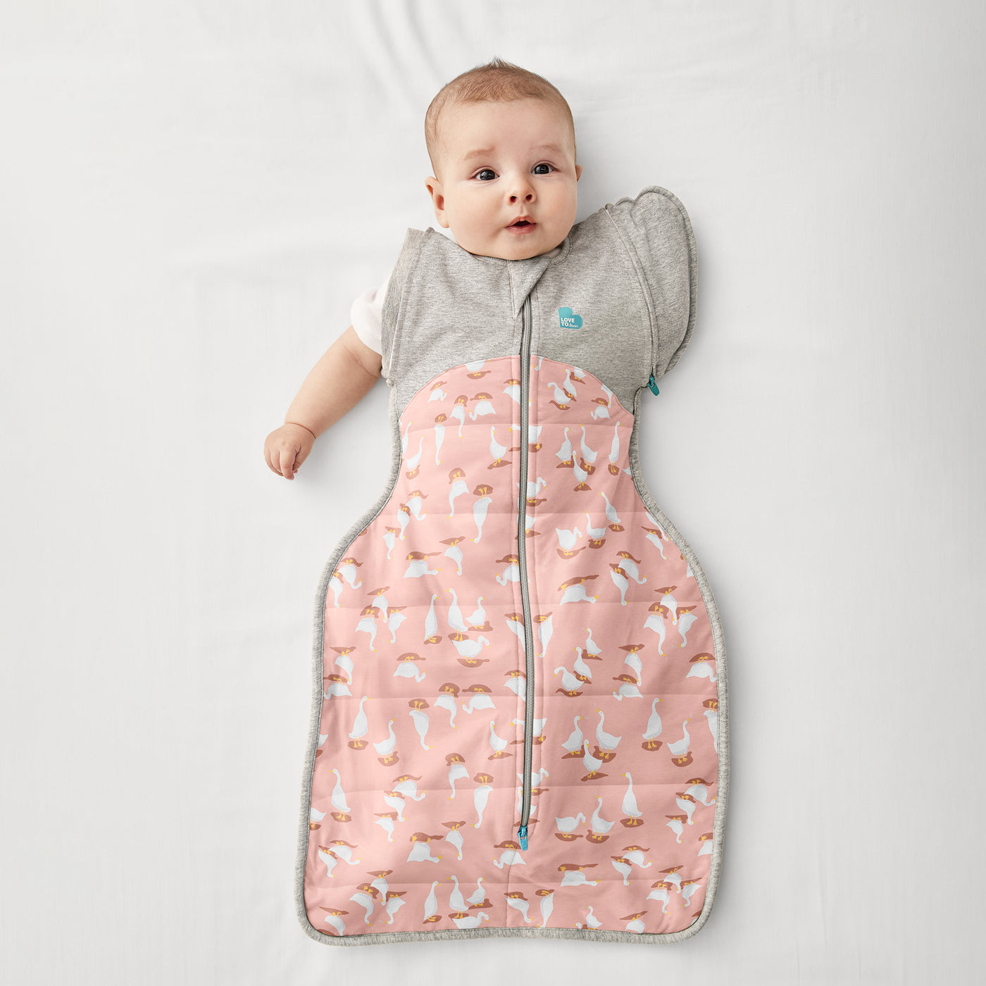 Swaddle Up™ Transition Bag Warm 2.5 TOG - Silly Goose Pink - Love to Dream™ NZ 