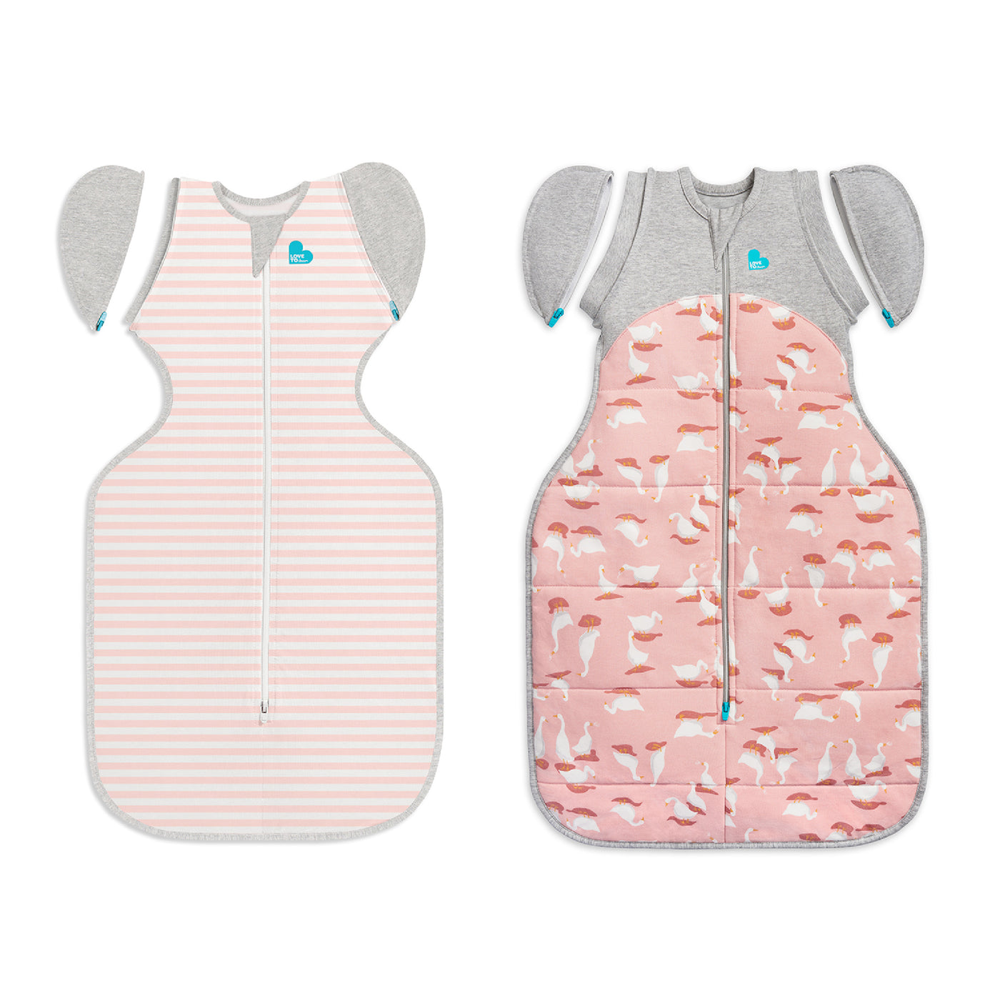 Warm Transition Bag Pink Pack - 1.0 & 2.5 TOG - Love to Dream™ NZ 