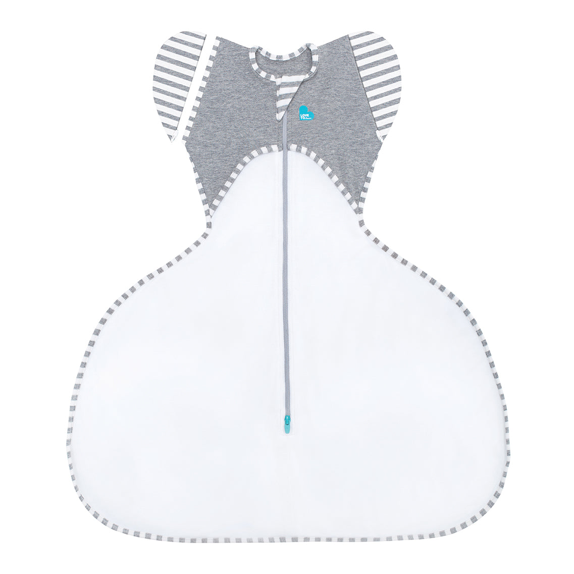 Designed with a wider fit at the bottom, this 1.0 TOG Transition Bag can be worn over a Hip Dysplasia harness or brace. Soft fabric at the base of the swaddle delivers extra stretch and flexion for hips and legs, making this a certified ‘hip-healthy’ design approved by the International Hip Dysplasia Institute.